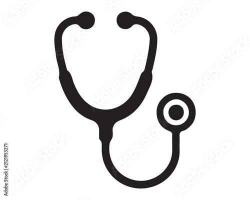  Doctor medical stethoscope diagnostic tool icon vector illustration with stethoscope diagnostic hospital healthcare examination clinical instrument wellness cardiology physician medicine