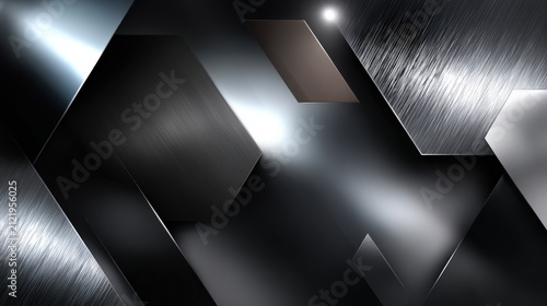 Modern Geometric Abstract Art for Interior Decor