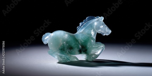 Elegant Jade Horse Carving for Decor and Collectibles