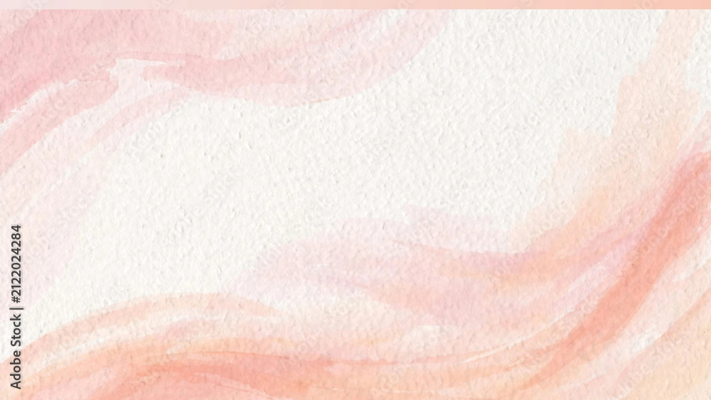 Fototapeta premium Soft Pastel Pink Watercolor Background