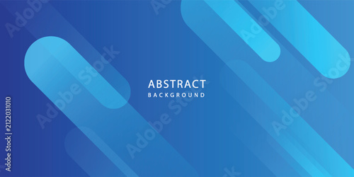 Abstract blue background with diagonal lines. Dynamic shapes composition. Vector illustration