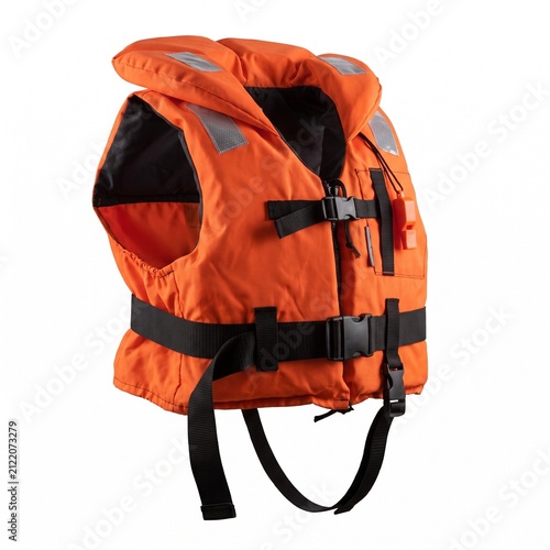 Life Jacket Isolated on White Background