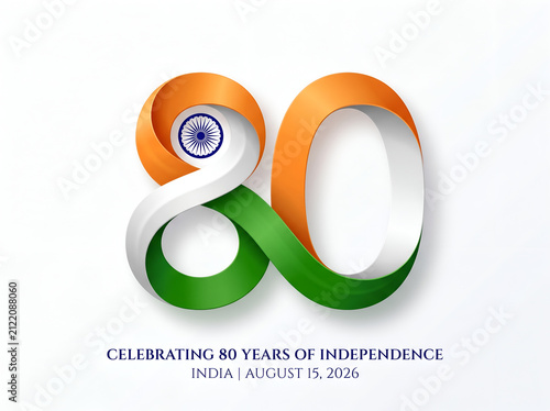 Indian Independence Day Celebration with National Flag, Hyper Realistic Patriotic Background | India Independence Day Patriotic Banner