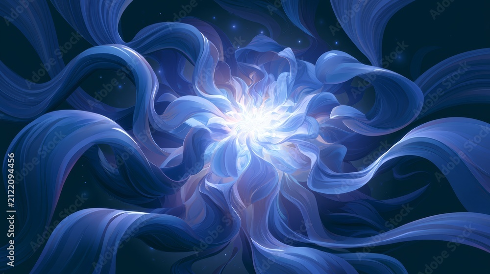 Obraz premium Folded Space Time Around a Quantum Jump Singularity