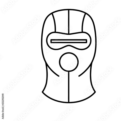 Balaclava mask icon