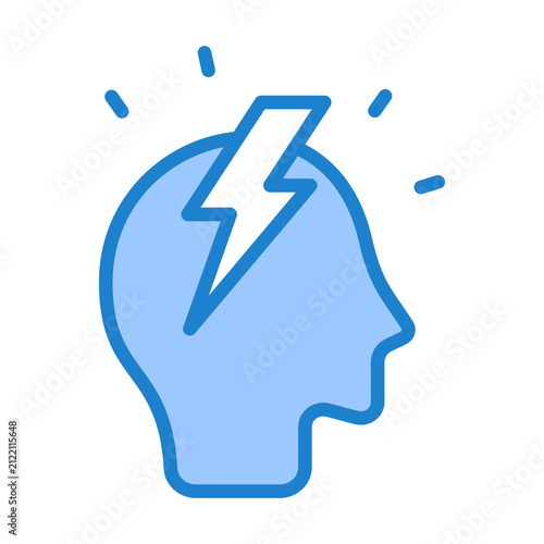Cuadro en lienzo Tension Icon - Duotone Color For Business And Conflict Resolution