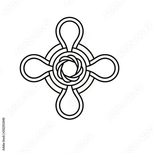 Abstract Celtic Knot Design