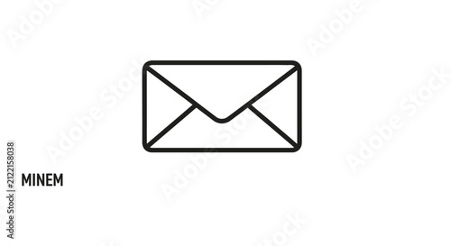 Obraz na płótnie Envelope icon symbol mail communication.
