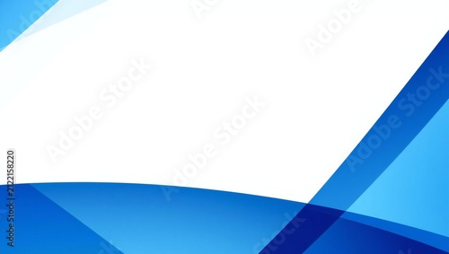 Abstract blue wave shapes with smooth curves and modern geometric design