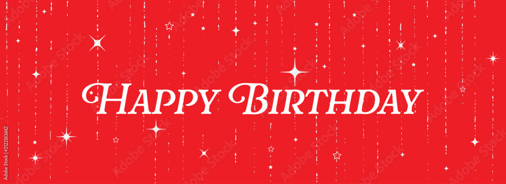 Obraz premium happy birthday card