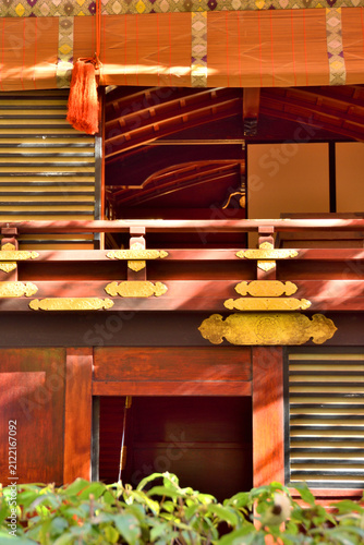 神戸相楽園の船屋形