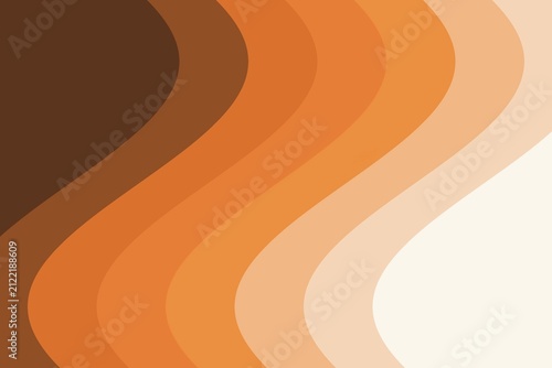 Brown gradient, Gradient shades of Brown, natural orange tones, Stripes, waves, delicate, flowing, Print, minimal style background, wallpaper, covers, clothing, Pattern.