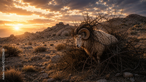 The Ram In The Thicket From Abraham And Isaac's Old Testament Story