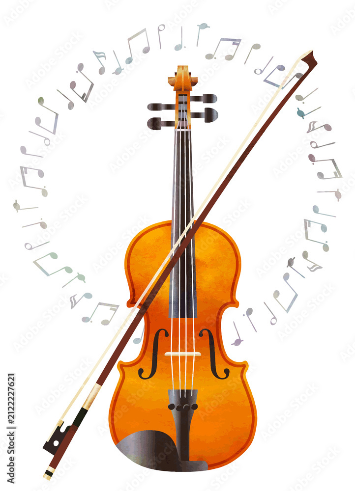 Fototapeta premium violin and bow