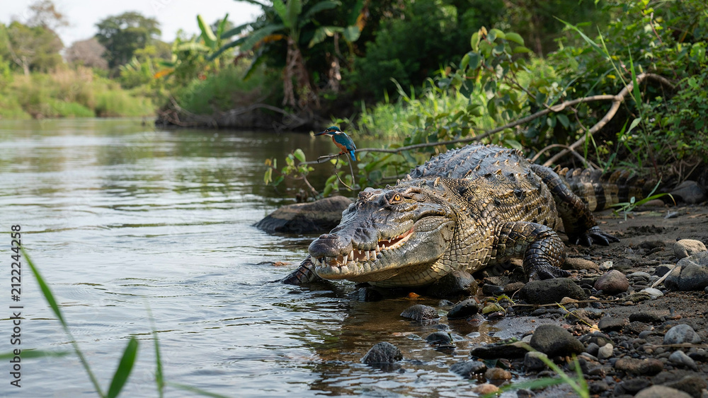 Obraz premium alligator in the everglades