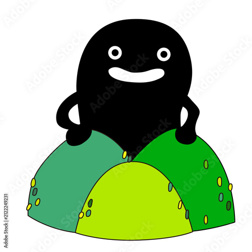 だいだらぼっちのイラスト