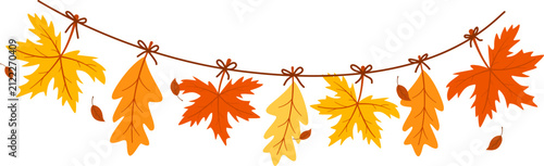 Autumn Leaf Garland Decoration