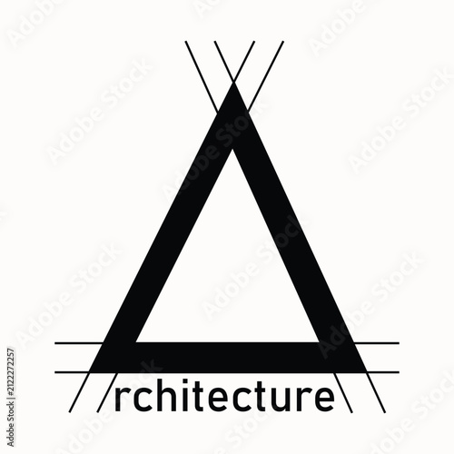 architecture firm icon logo design