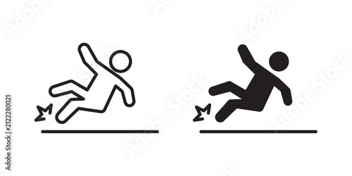 Konstfotografi Slippery floor icon