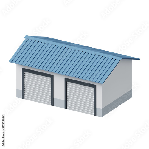 Warehouse 3D Render