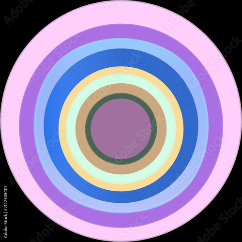 abstract colorful circle background