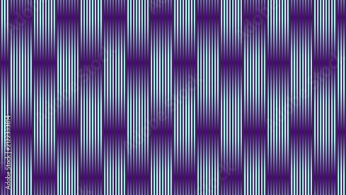 Abstract Purple Cyan Vertical Stripes Pattern Background, Geometric Optical Illusion Gradient Texture, Modern Seamless Line Wallpaper, Digital Graphic Backdrop for Print, Textile and Web Design