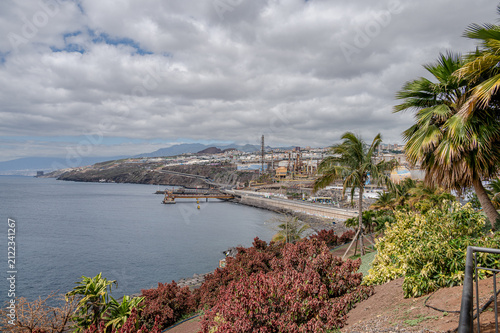 Coastal Industrial Area in Santa Cruz de Tenerife