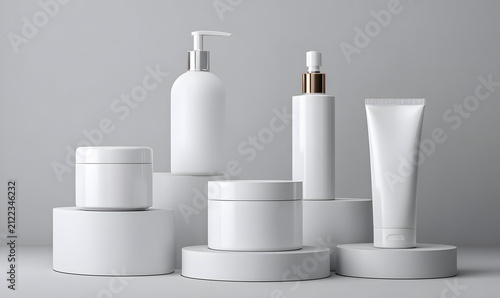 white cosmetic container