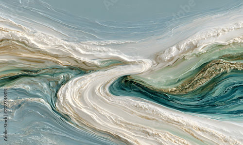 waves on the beach