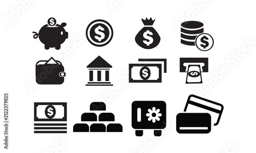 Money icon set
