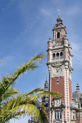 Le beffroi de la chambre de commerce et de l'industrie à Lille
