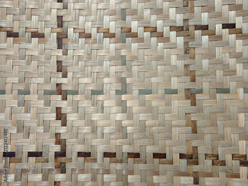 traditional woven bamboo texture background