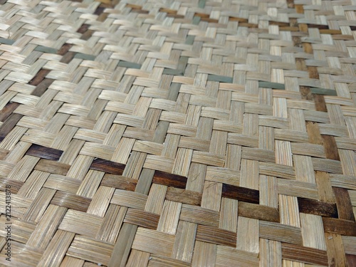 traditional woven bamboo texture background