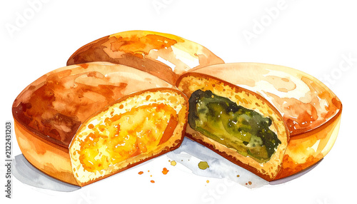 Watercolor Illustration of ...