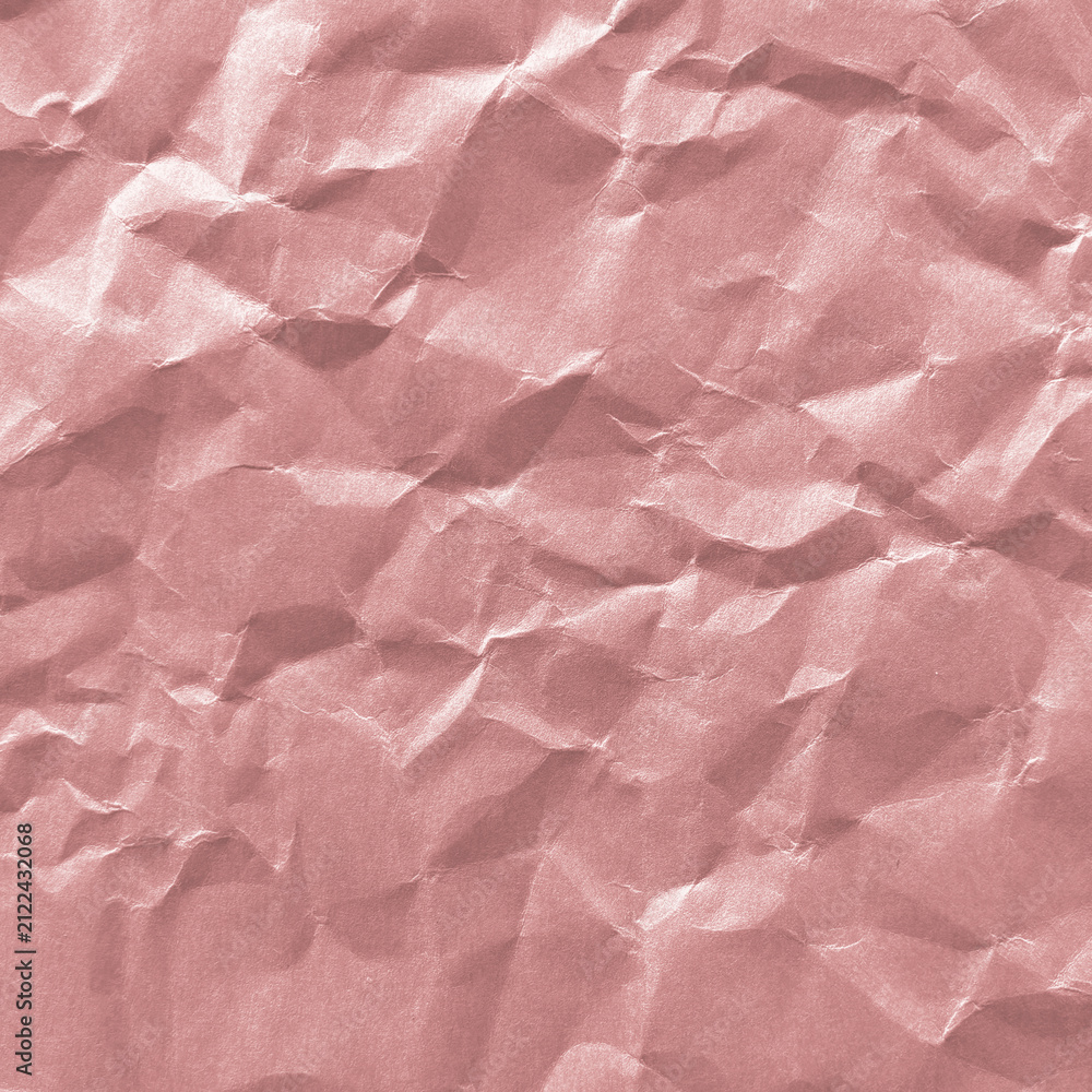 Fototapeta premium Textured pink crumpled paper background