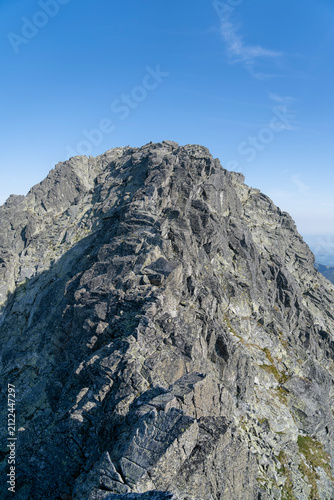 The ridge leading to the highest peak of the Tatras and the Carpathians, i.e. Gerlach (Gierlach, Gerlachovský štít, Gerlachovka, Gerlachov Peak).