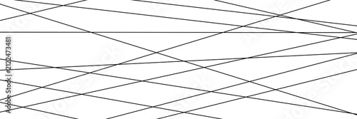 фотографія Chaotic arrangement of straight geometric lines