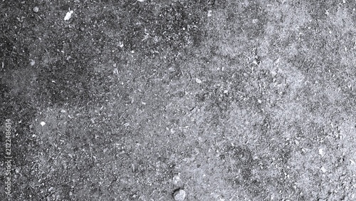 Bild auf Leinwand Abstract monochrome ground texture with rough concrete, dust and weathered details