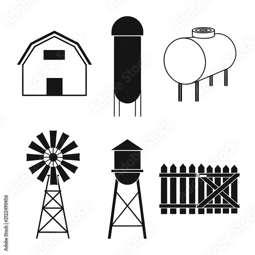 set of icons