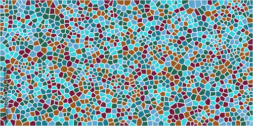 Abstract multicolored mosaic pattern geometric background