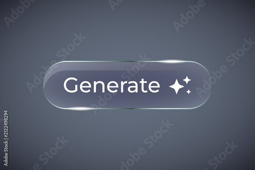 Glass button 