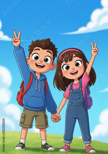 Bright Beginnings: Two Friends, Boundless Joy