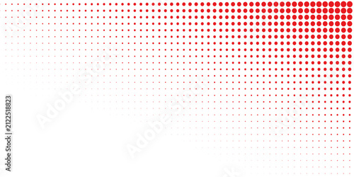 Bild auf Leinwand abstract simple red dot wave pattern can be used background.