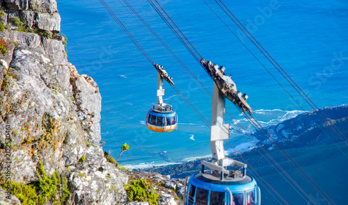 Table mountain aerial cable car - Cape Town, South Africa