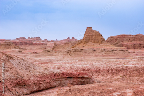 Yardang Landscape of Ghost City, Gobi Desert in Xinjiang, China