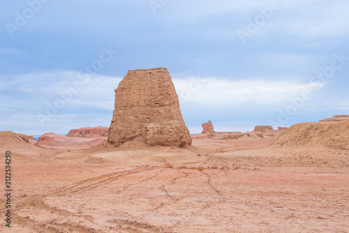 Yardang Landscape of Ghost City, Gobi Desert in Xinjiang, China