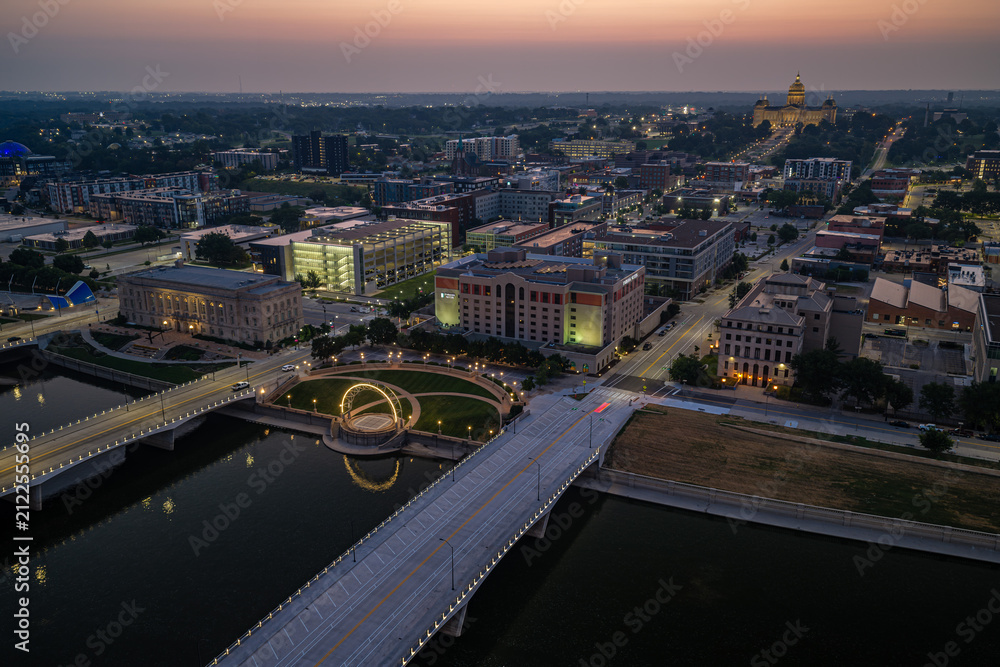 Fototapeta premium Des Moines, Iowa