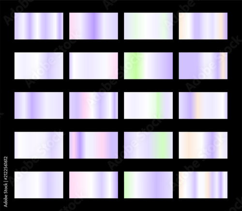 Pastel pink and blue hologram gradient background