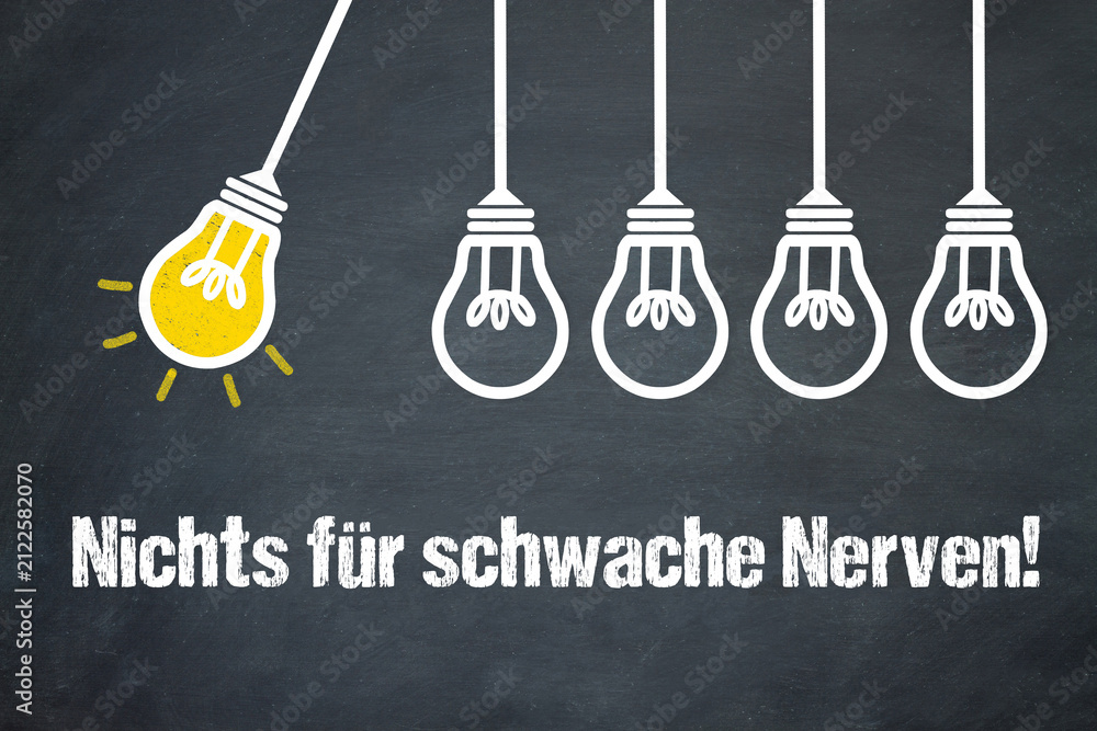 Fototapeta premium Nichts für schwache Nerven! 