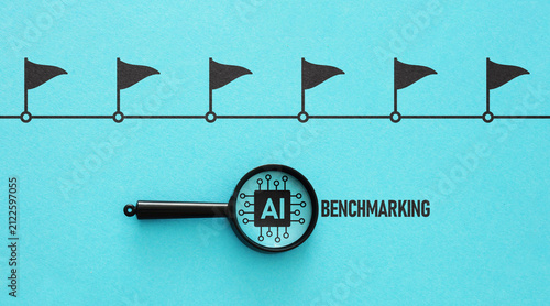 Quadro su tela AI Benchmarking Model Evaluation LLM Performance Testing AI Validation Accuracy